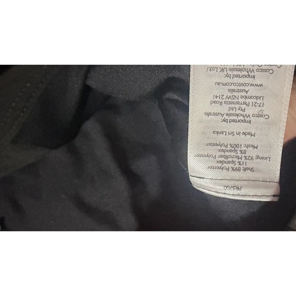 Eddie Bauer Womens Black Active Skort Size 14 Hiking Athletic Skirt with Shorts